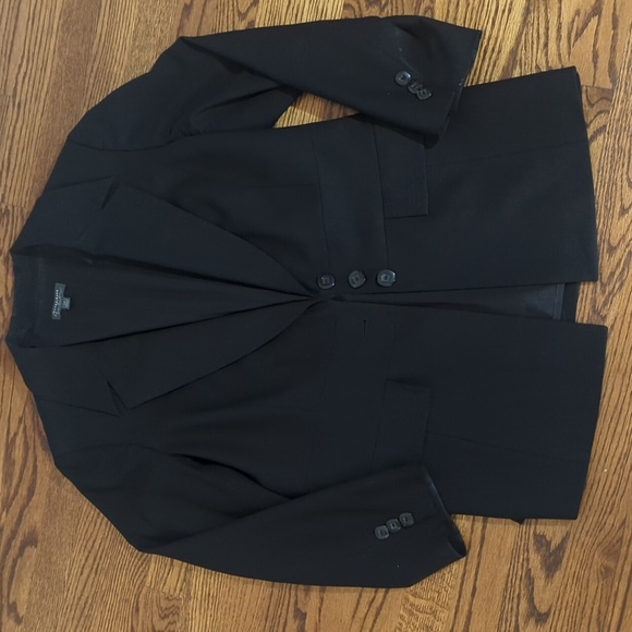 Classiques Entier Elegant Classic Career Black Wool Blazer Sz 14 - Picture 8 of 10